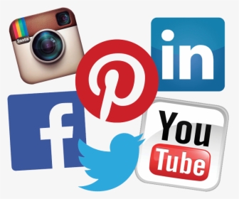 Social Media Instagram Facebook Twitter Youtube Logo - University Students And Social Media, HD Png Download, Free Download