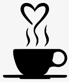 Smoke Drink Romantic Heart Coffee Cup Svg - Coffee Mug Svg Free, HD Png Download, Free Download