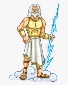 Greek Presentation Name - Zeus Greek God Clipart, HD Png Download, Free Download