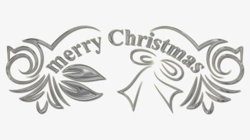 Christmas Text 5 - Merry Christmas Text Png Hd White, Transparent Png, Free Download
