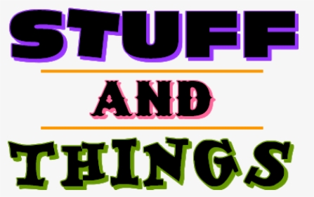 Stuff & Things - Graphic Design, HD Png Download, Free Download
