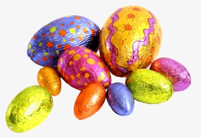 Colourful Easter Eggs - Easter Eggs Transparent Background, HD Png Download, Free Download