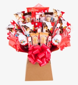 Kinder Large Chocolate Bouquet Tree Explosion Gift - Kinder Chocolate Bouquet, HD Png Download, Free Download