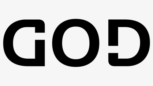 God Png - God Ambigram, Transparent Png, Free Download