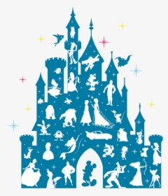 Disney Castle Disneyland Clipart Blue Castle Pencil - D23 Expo 2015, HD Png Download, Free Download