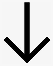 Arrow Line Down, HD Png Download, Free Download