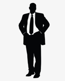 Businessperson Company Management Small Business - Transparent Business Man Silhouette, HD Png Download, Free Download