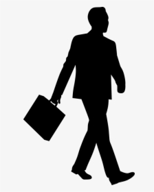 Businessman, Manager, Way, Appointment, Walking - Silhouette Businessman, HD Png Download, Free Download