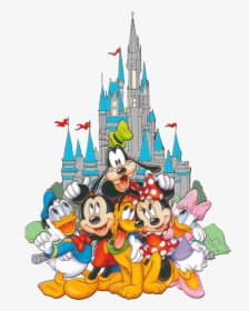 Fab 6 Castle - Cartoon Disney World Castle, HD Png Download, Free Download