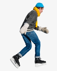 Ice Skating People Cutout, HD Png Download, Free Download