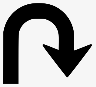 Uturn Right - U Turn Vector Png, Transparent Png, Free Download