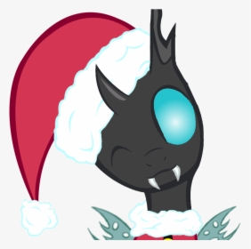 Pein078, Changeling, Christmas, Face, Hat, Safe, Santa - My Little Pony: Friendship Is Magic, HD Png Download, Free Download
