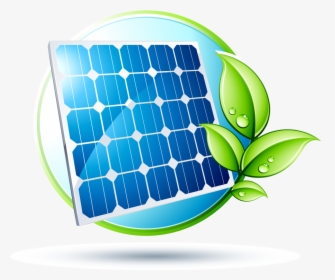Clipart Sun Solar Panel - Solar Power Plant Logo, HD Png Download, Free Download