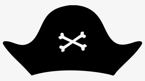 Piracy Hat Clip Art - Transparent Background Pirate Hat Png, Png Download, Free Download