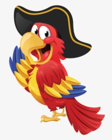 Png Images Free Download Pirate - Transparent Background Pirate Parrot Clipart, Png Download, Free Download