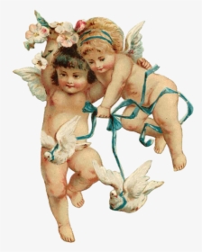 #angels #cupid #cherubs #wings #painting #fineartfriday - Cherub Png, Transparent Png, Free Download