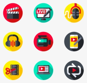 Audio And Video Edition - Audio Video File Icons, HD Png Download, Free Download