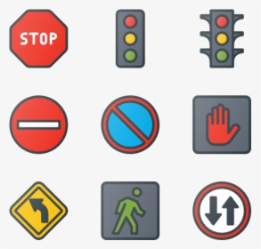 Traffic & Road Signs - Road Signs Icon Png, Transparent Png, Free Download