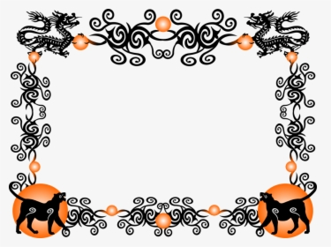 Chinese Dragon Border Png, Transparent Png, Free Download