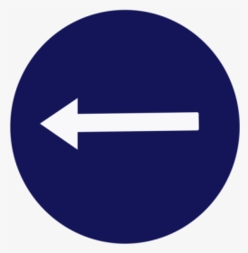 Angle,area,symbol - Compulsory Turn Left Sign, HD Png Download, Free Download