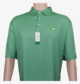 Masters Green Triangle Pattern Peter Millar Performance - Polo Shirt, HD Png Download, Free Download