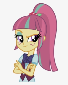 Clipart Girl Ponytail - Base Equestria Girls Sour Sweet, HD Png Download, Free Download