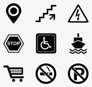 Signals Set - No Smoking Highly Flammable, HD Png Download, Free Download