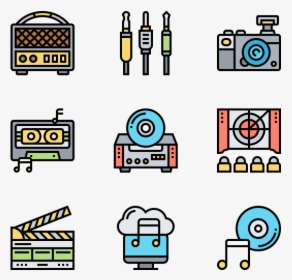 Music And Multimedia - School Flaticon, HD Png Download, Free Download