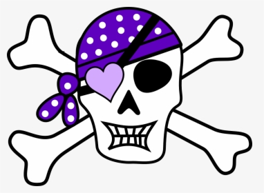 Pirate Skull Drawing Easy, HD Png Download, Free Download