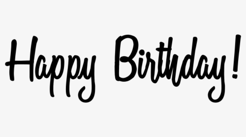 Happy Birthday Word Art Png, Transparent Png, Free Download