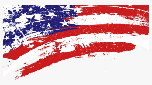 Waving Flag Transparent Stickpng - American Flag Background Png, Png Download, Free Download