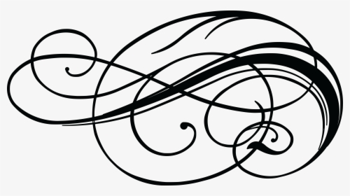 Swashes Vector Swirl Decoration - Calligraphy Design Clipart, HD Png Download, Free Download
