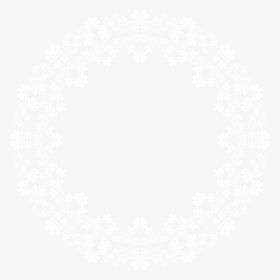 Circle Round White Whitelace Lace Circleframe Motology - Motology Films, HD Png Download, Free Download
