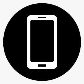 Mobile Phone Case,mobile Phone Accessories,gadget - Phone Black And White Icon, HD Png Download, Free Download