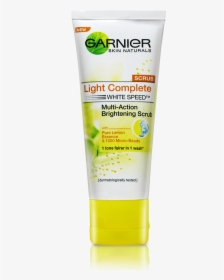 Picture Of Garnier Skin Naturals Light Complete Scrub - Garnier, HD Png Download, Free Download