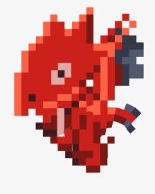 Pixel Dragon Baby - Pixel Dragon Png, Transparent Png, Free Download