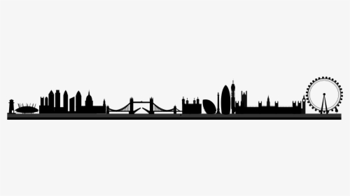Royalty Free London Skyline Silhouette, HD Png Download - kindpng