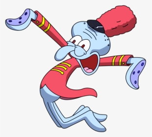 Squidward Tentacles Looking Excited-wa226 - Squidward Png, Transparent Png, Free Download