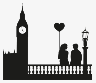Transparent London Skyline Silhouette Png - Big Ben Silhouette, Png Download, Free Download