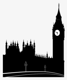 London Silhouette Big Ben, HD Png Download, Free Download