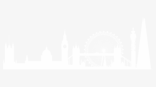 London Skyline White Png, Transparent Png, Free Download