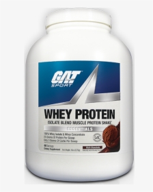 Gat Whey Protein 5lb Rich Chocolate - Rich Chocolate Gat Whey Protein, HD Png Download, Free Download