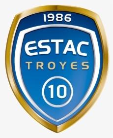 Logo Estac Troyes Chrome - Troyes Ac, HD Png Download, Free Download