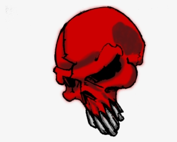Red Skull Bone Clip Art - Red Skull Logo Png, Transparent Png, Free Download