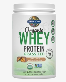 Organic Whey Protein Peanut Butter Chocolate - Garden Of Life Organic Whey Protein Grass Fed, HD Png Download, Free Download