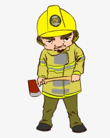 Fireman To Use Download Png Clipart - Fireman Sad Clipart, Transparent Png, Free Download