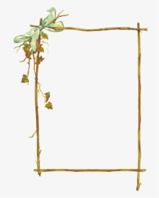 Picture Frame,tree,branch - Twig Border Transparent, HD Png Download, Free Download