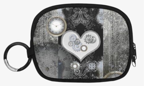 Steampunk, Heart, Clocks And Gears Coin Purse - Coin Purse, HD Png Download, Free Download