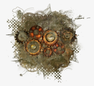 Steampunk Element Background 800 X 800 Png Transparent - Circle, Png Download, Free Download