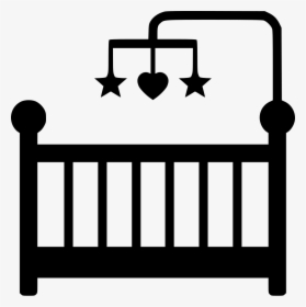 Cots Infant Clip Art - Baby Crib Clipart, HD Png Download, Free Download